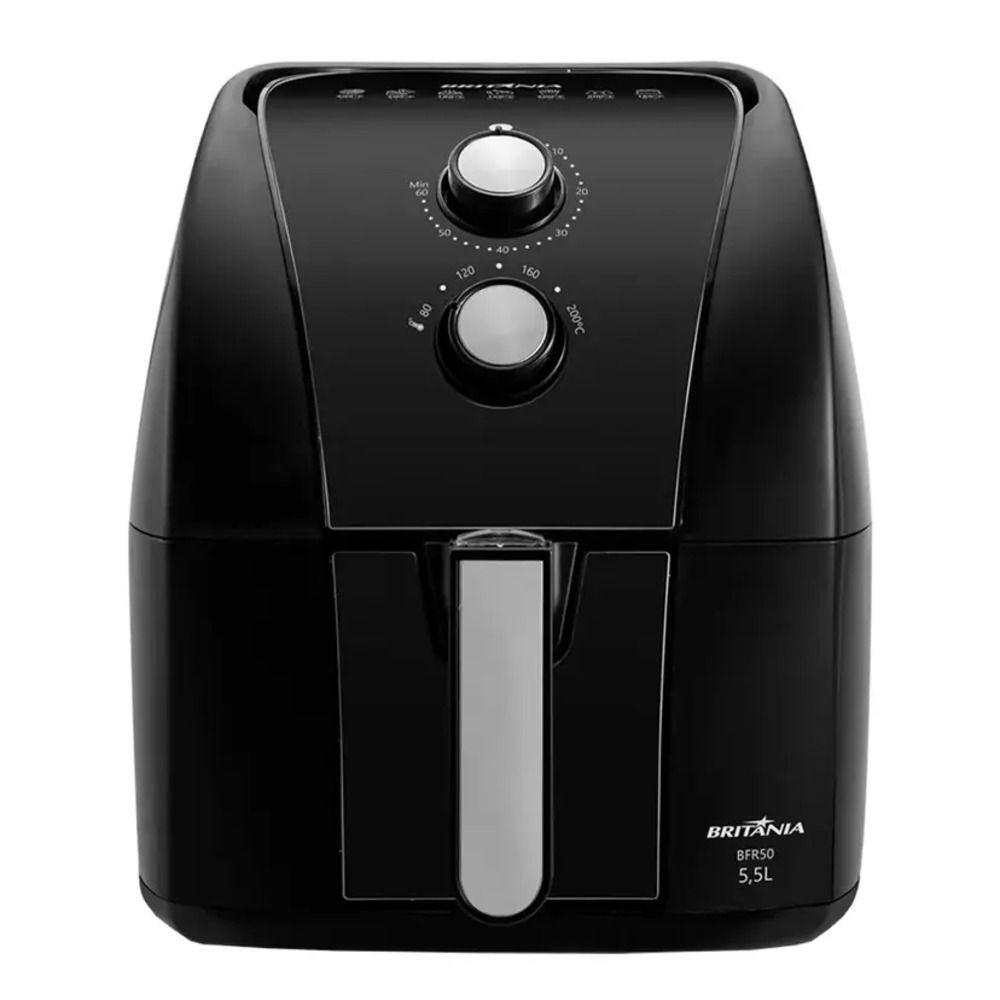Fritadeira Air Fryer Britania 5,5l Redstone Bfr50 - 63801112 Preto 110 Volts - 10