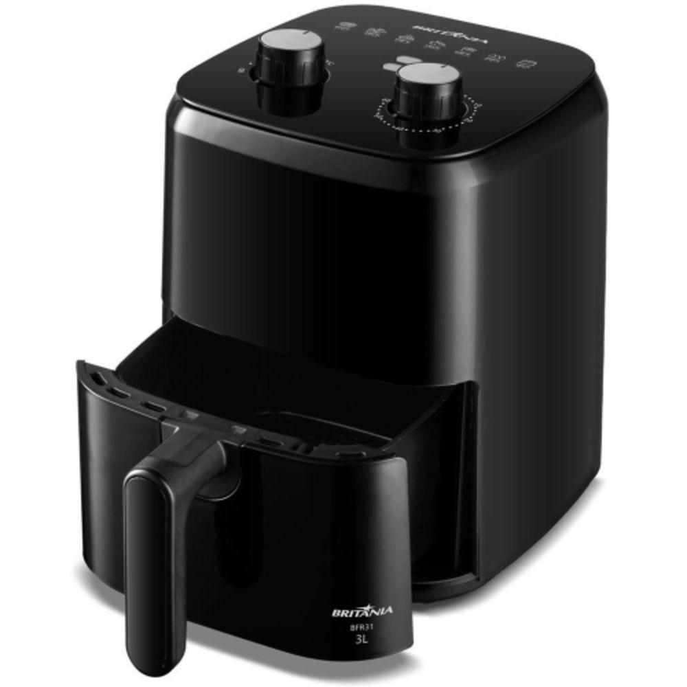 Fritadeira Air Fryer Britania 3l Bfr31 - 63801110 Preto 110 Volts - 2