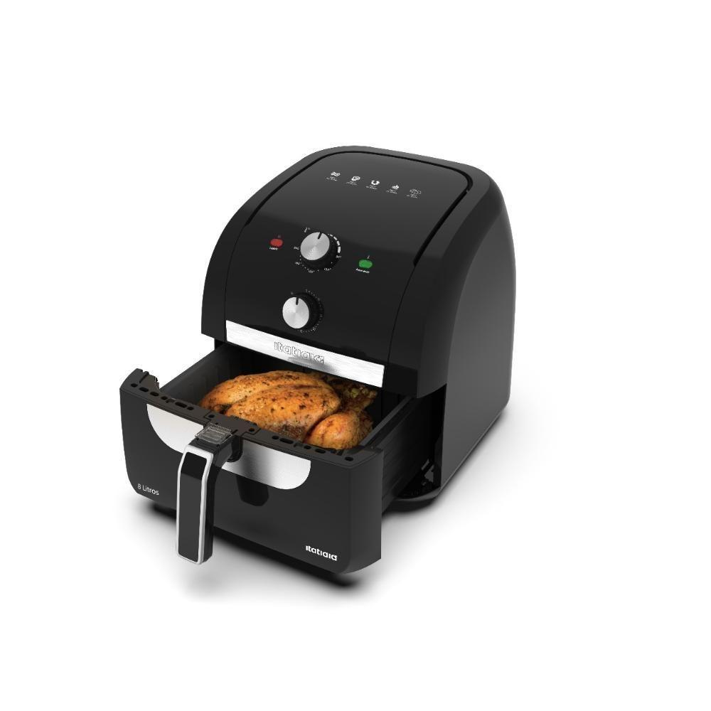 Fritadeira Air Fryer Itatiaia 8L Preto 220V - 3