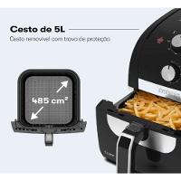 Fritadeira Air Fryer Itatiaia 5L Preto 220V - 7
