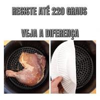 Forro De Papel 100 Unidades Tapete Forma Kit Airfryer Microondas Forno - 6