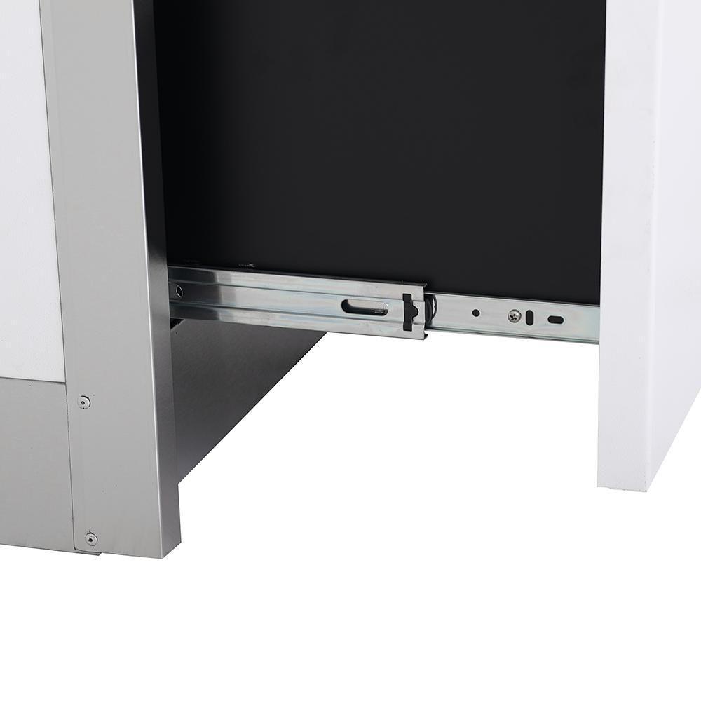 Fogão A Lenha Eclipse Esquerdo Branco Chapa Vitroceramica N2 - 9