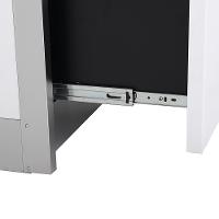 Fogão A Lenha Eclipse Esquerdo Branco Chapa Vitroceramica N2 - 9