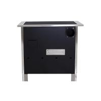 Fogão A Lenha Eclipse Esquerdo Branco Chapa Vitroceramica N2 - 10