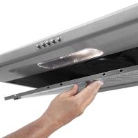 Depurador De Ar Slim 60 Cm Prata Suggar 110V