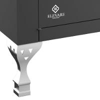 Fogão A Lenha Elegance Chefe Preto Chapa Ferro N°01 Esq - 2