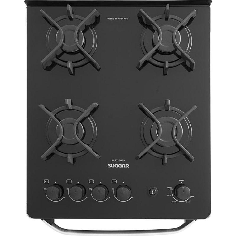 Fogão De Piso Best Cook 4 Queimadores Fgv405pt Bivolt - 4