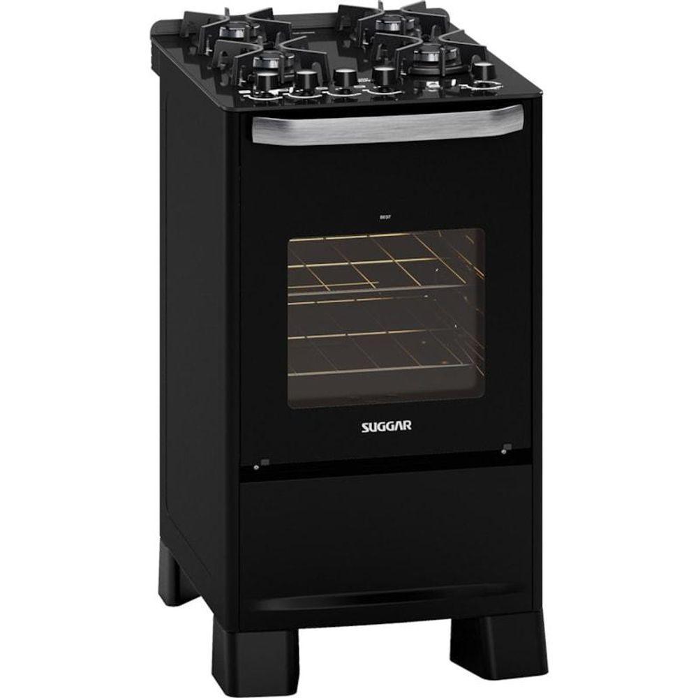 Fogão De Piso Best Cook 4 Queimadores Fgv405pt Bivolt - 5
