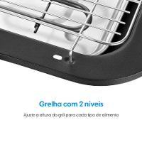 Churrasqueira BBQ Show - 2.000W Amplo Grill Controle de Temperatura 220V