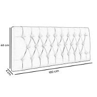 Painel Suspenso Cabeceira Dubai 1 Metro Para Cama Solteiro Suede Amarelo - Aurora Line - 3