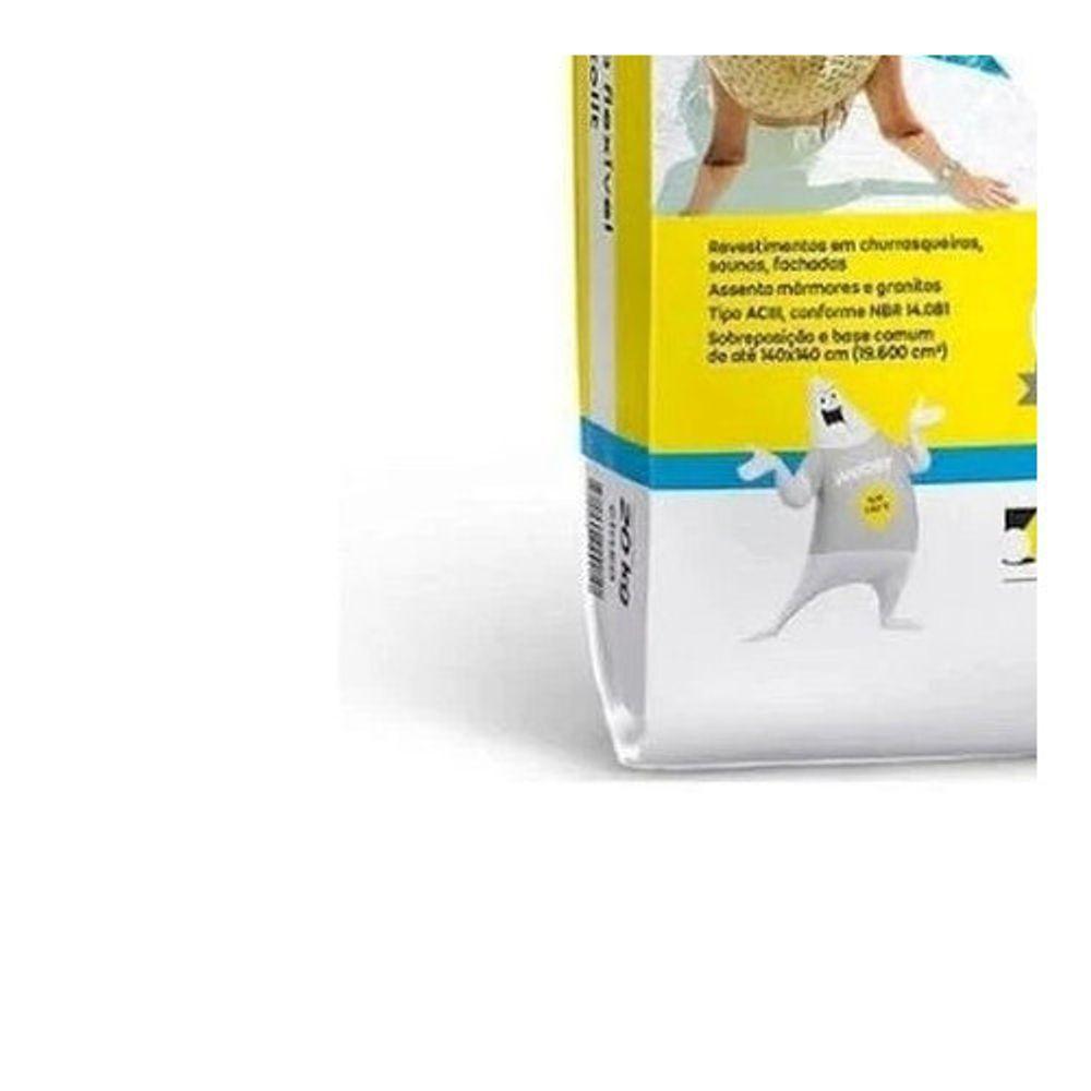 Argamassa Ac3 Flexivel Branca Cimentcola Saco 20kg - 4