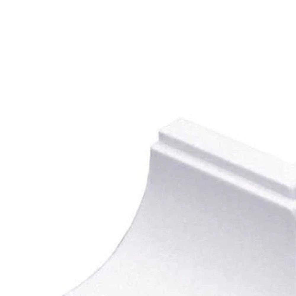 Canto Externo Encaixe Para Acabamento Nobre Pvc Branco - 2