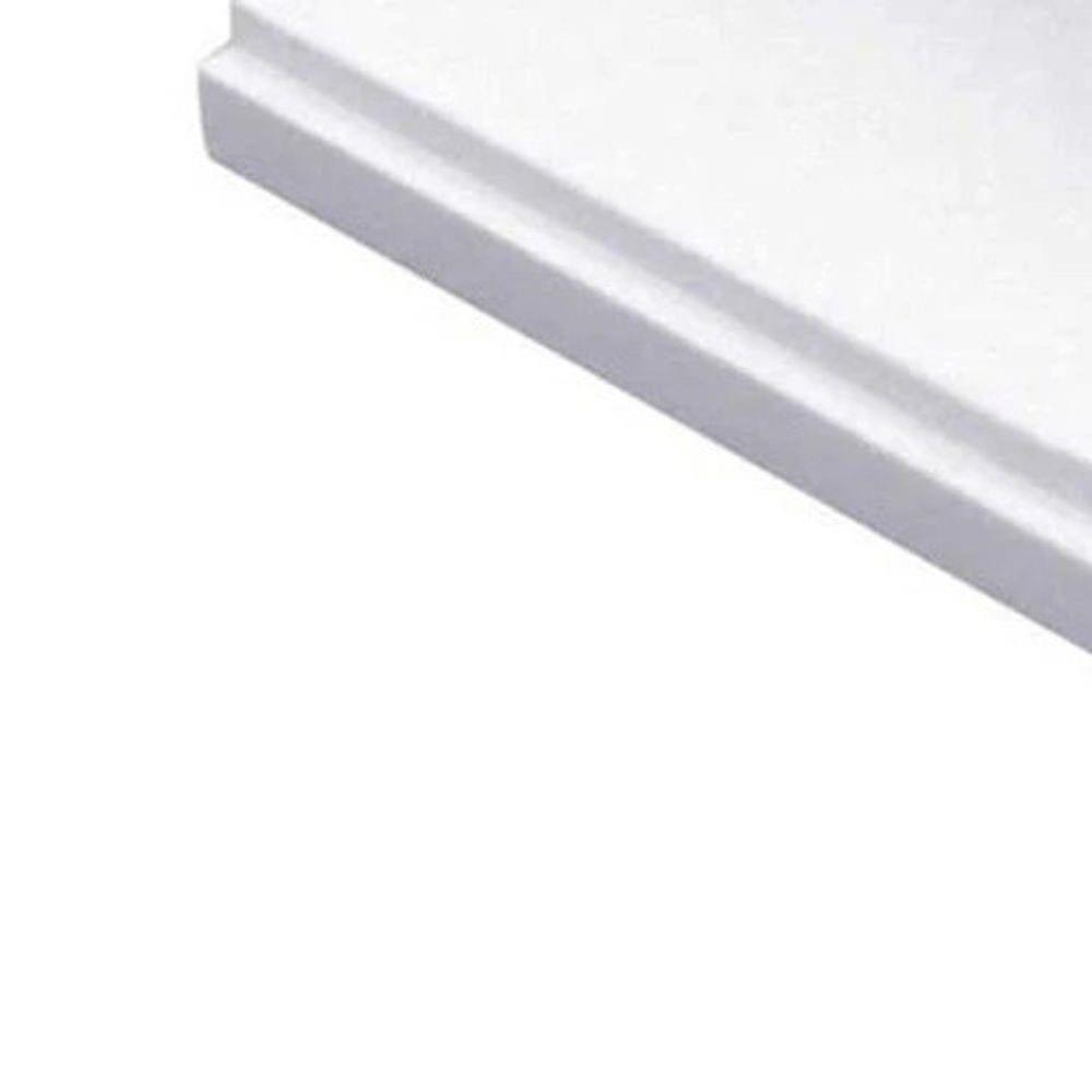 Canto Externo Encaixe Para Acabamento Nobre Pvc Branco - 4