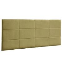 Painel Suspenso Cabeceira Luna 1,93m Para Cama King Size Suede Amarelo - Aurora Line - 1