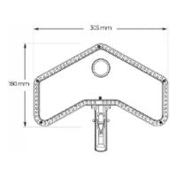 Aspirador Asa Delta Com Cerdas Para Piscina Brustec - 3