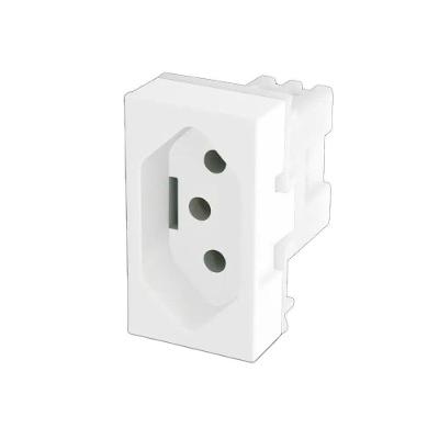 Módulo Tomada 2p+t 20a-250v~ Modulare - Evidence - Blanc Mais Fame