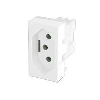 Módulo Tomada 2p+t 20a-250v~ Modulare - Evidence - Blanc Mais Fame - 1