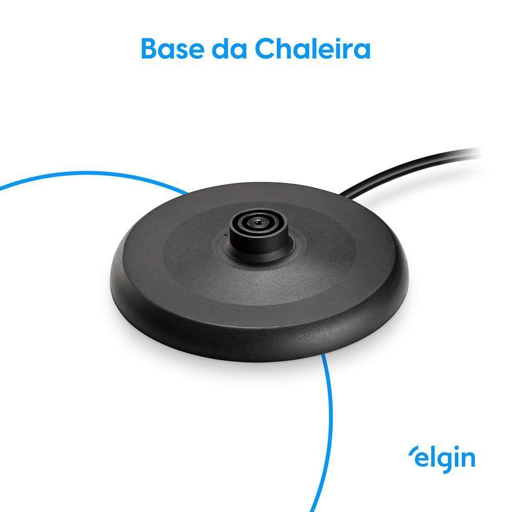 Chaleira Inox 2L - Jarra Sem Fio Desligamento Automático 1.200W 110V - 5