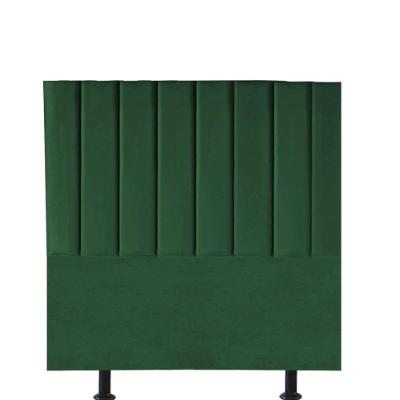 Cabeceira Estofada Carla 100cm Solteiro Para Cama Colchão Box Quarto Suede Verde - Aurora Line