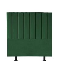 Cabeceira Estofada Carla 100cm Solteiro Para Cama Colchão Box Quarto Suede Verde - Aurora Line - 1