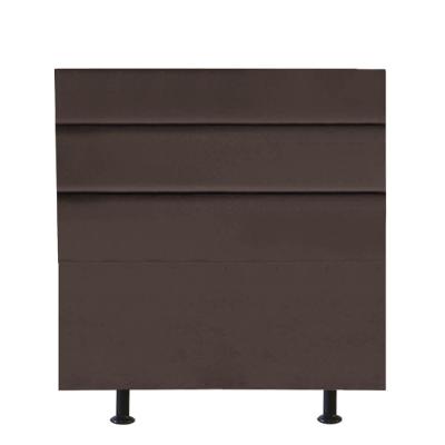 Cabeceira Estofada Argentina 90cm Solteiro Para Cama Colchão Box Quarto Corino Marrom - Aurora Line