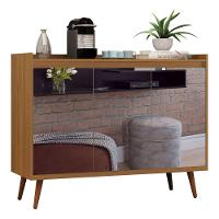 Balcao Buffet Retrô Com Espelho Delta 3 Portas Freijó - Moveisaqui - 1