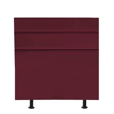 Cabeceira Estofada Argentina 90cm Solteiro Para Cama Colchão Box Quarto Suede Bordô - Aurora Line
