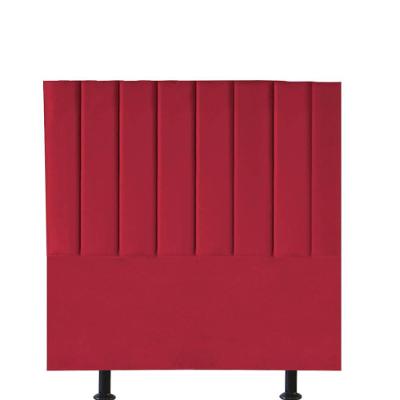 Cabeceira Estofada Carla 100cm Solteiro Para Cama Colchão Box Quarto Corino Vermelho - Aurora Line