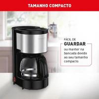 Cafeteira Elétrica Arno Perfectta Inox 600ml Jarra De Vidro 110V - 5