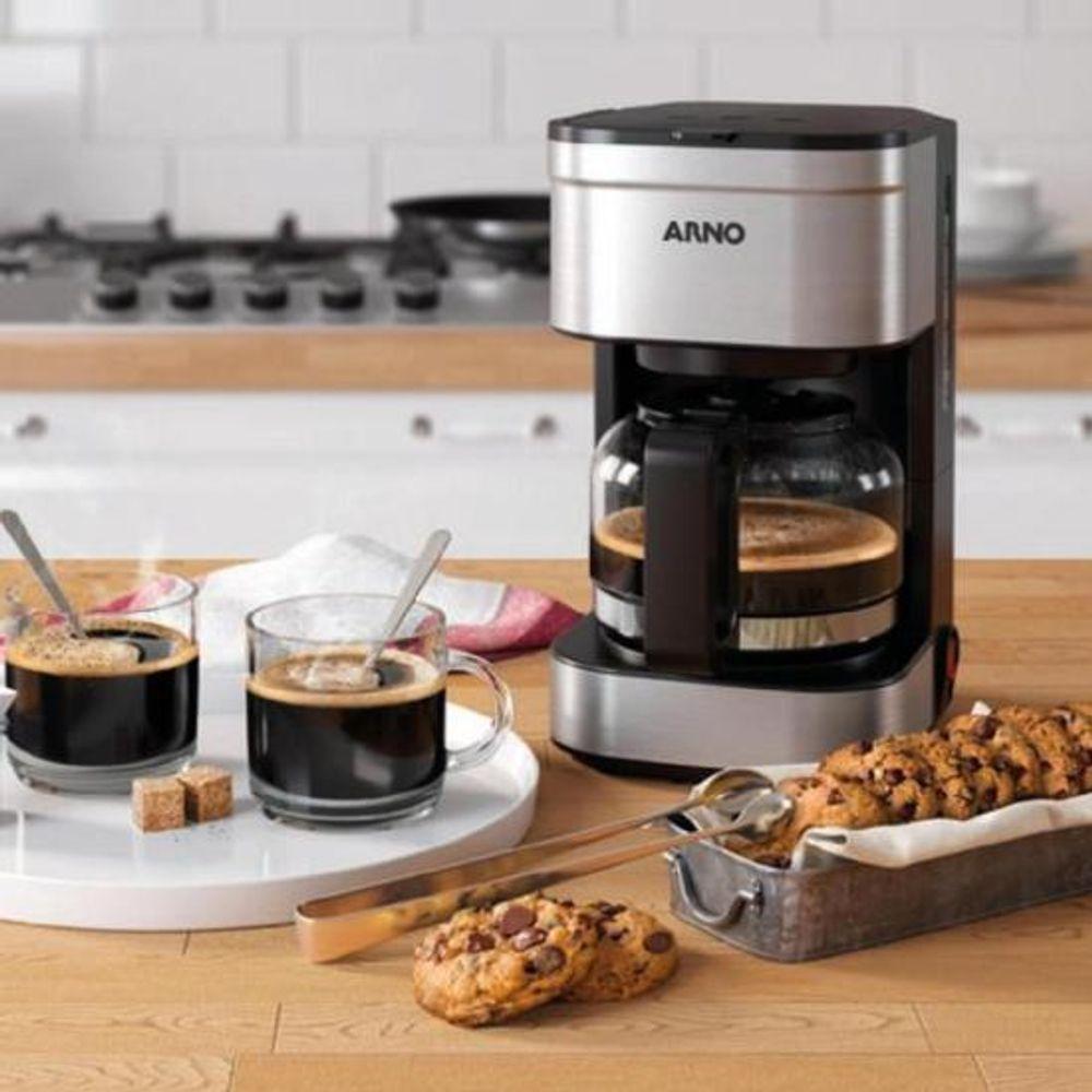 Cafeteira Elétrica Arno Preferita Inox 750ml Jarra De Vidro 220V - 8
