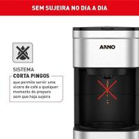 Cafeteira Elétrica Arno Preferita Inox 750ml Jarra De Vidro 220V