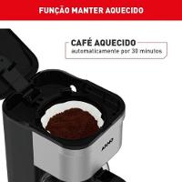 Cafeteira Elétrica Arno Preferita Inox 750ml Jarra De Vidro 220V - 6
