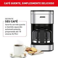 Cafeteira Elétrica Arno Preferita Inox 750ml Jarra De Vidro 110V