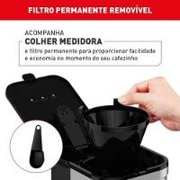 Cafeteira Elétrica Arno Preferita Inox 750ml Jarra De Vidro 110V - 6