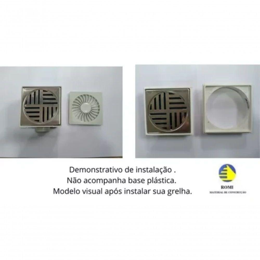 Grelha Quadrada 150mm Fecho Automatico Lorenzetti - 2