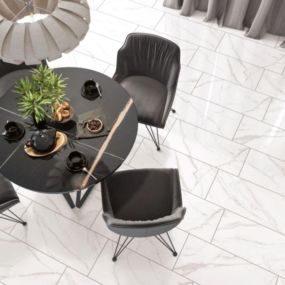 Azulejo Cecafi Selah White Lux Plus - 38x75 A - 2