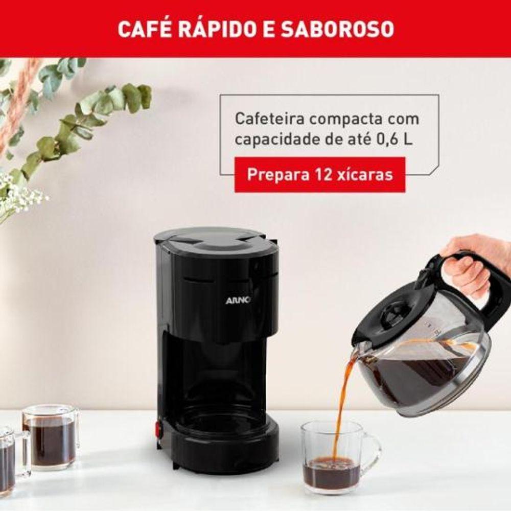 Cafeteira Elétrica Arno Classic Preta 220V - 2