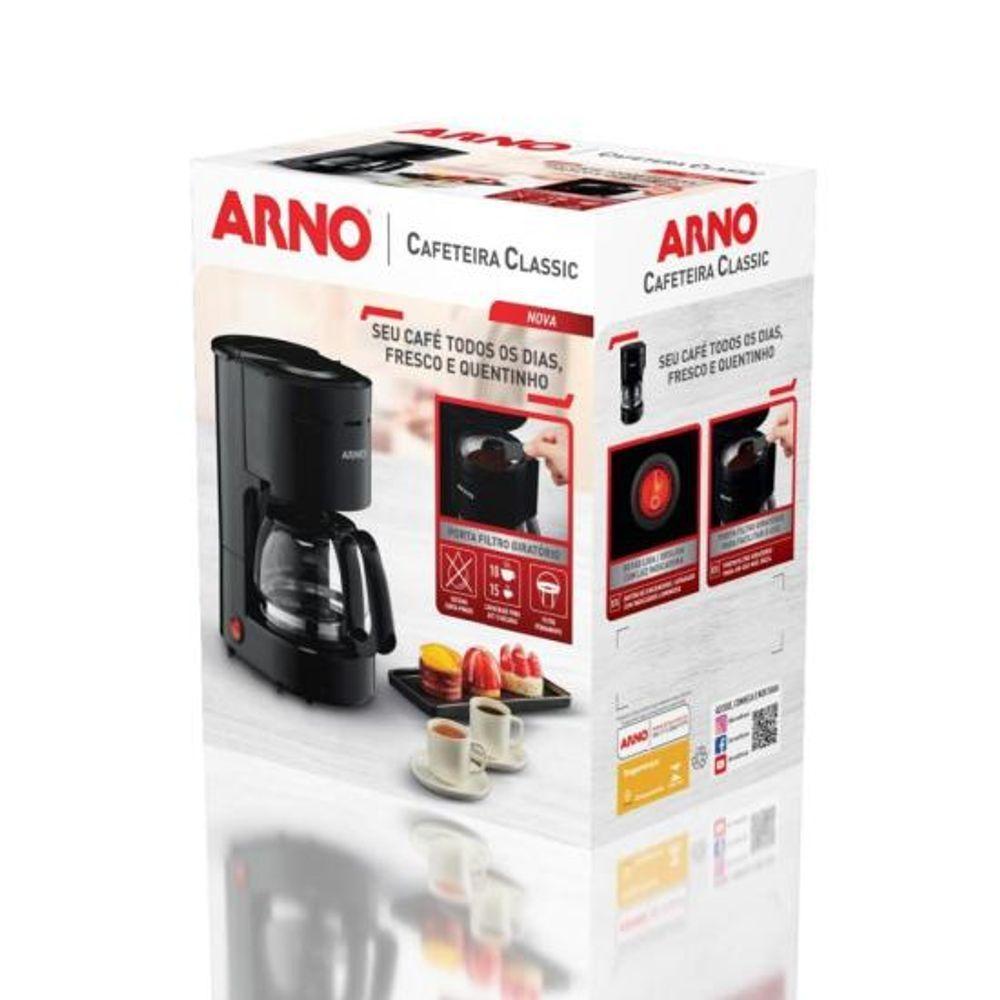 Cafeteira Elétrica Arno Classic Preta 220V - 10