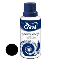 Corante Liquido água 50ml Coral Preto - 1