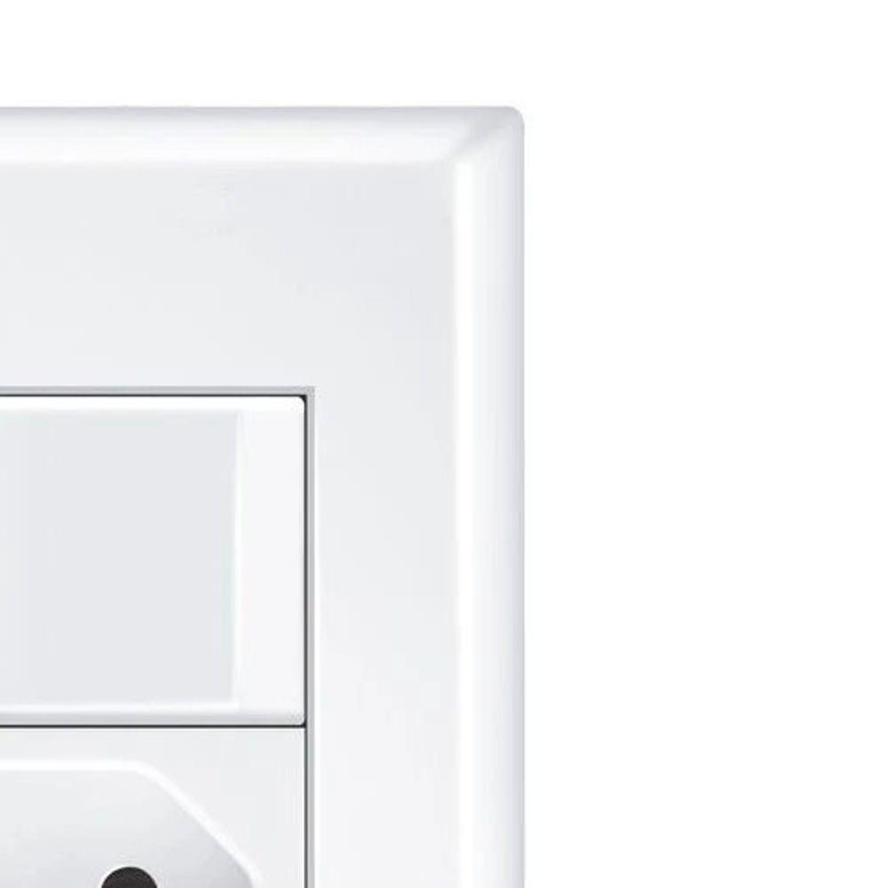 Interruptor Simples E 2 Tomadas 2p+t 20a- 250v - Evidence Fame - 3