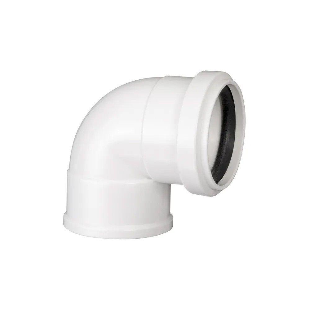 Joelho 90° Com Bucha Pvc Azul Soldável 1.1-4 40x38mm Plastilit - 1