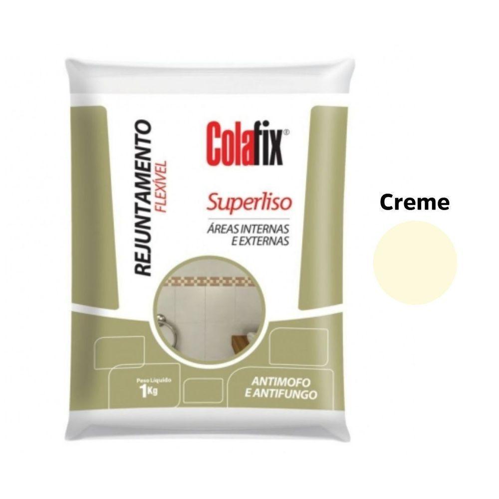 Rejunte Colafix Flexível 1kg - Creme - 1