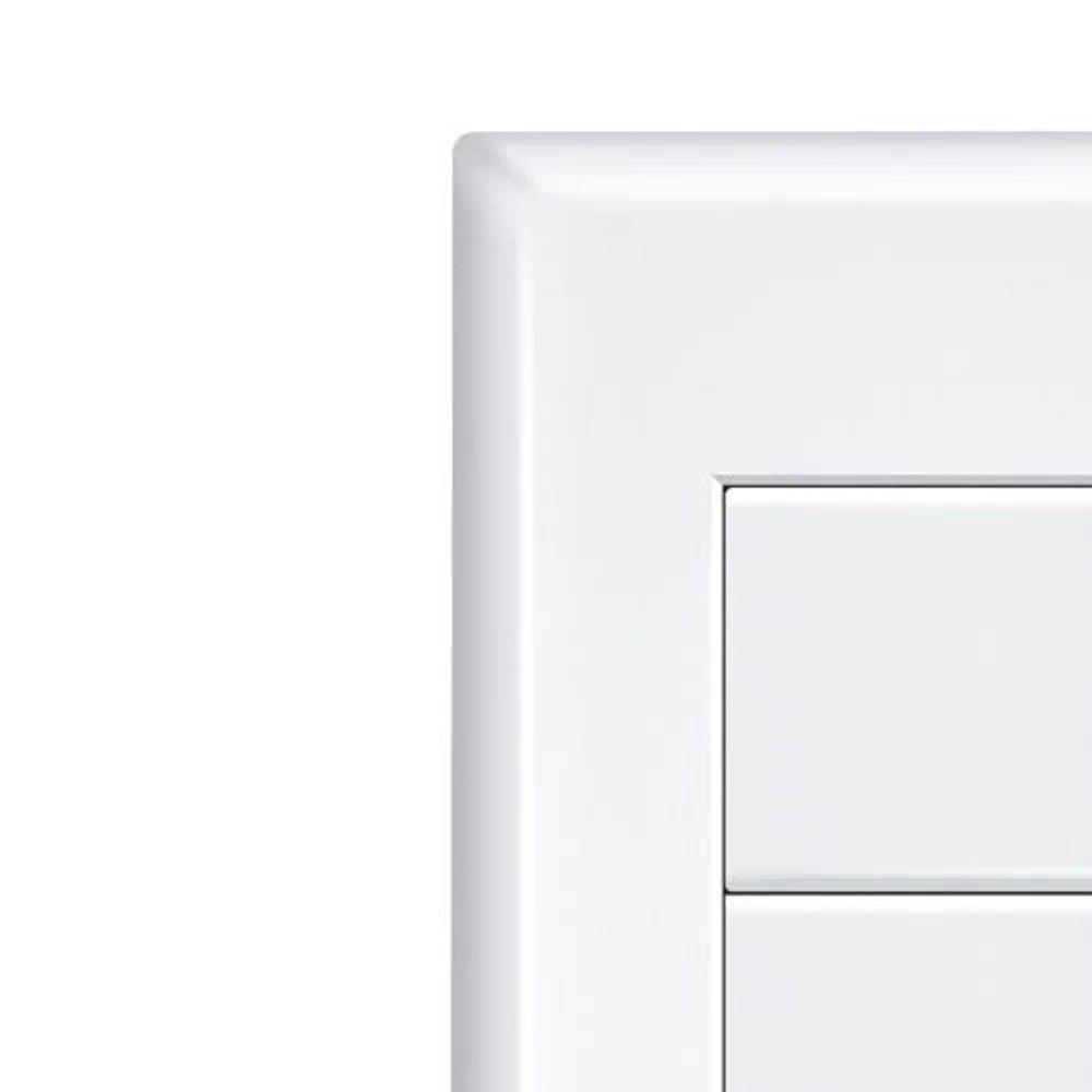 Interruptor Fame 2 Teclas C-tomada Distanciada - 2921 Evidence - 2