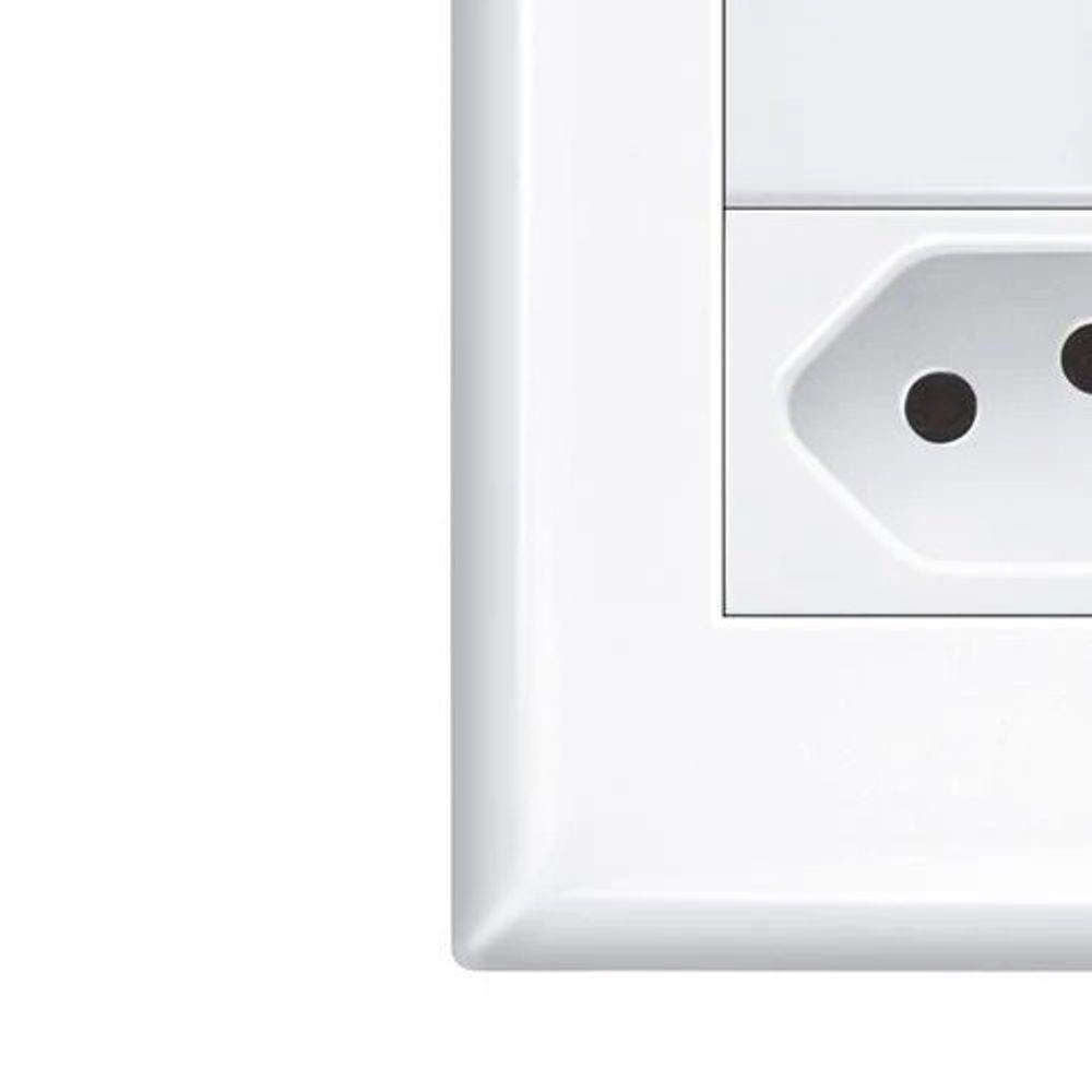 Interruptor Fame 2 Teclas C-tomada Distanciada - 2921 Evidence - 4