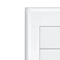 Interruptor Fame 2 Teclas C-tomada Distanciada - 2921 Evidence - 2