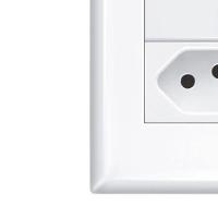 Interruptor Fame 2 Teclas C-tomada Distanciada - 2921 Evidence