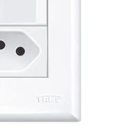 Interruptor Fame 2 Teclas C-tomada Distanciada - 2921 Evidence - 5