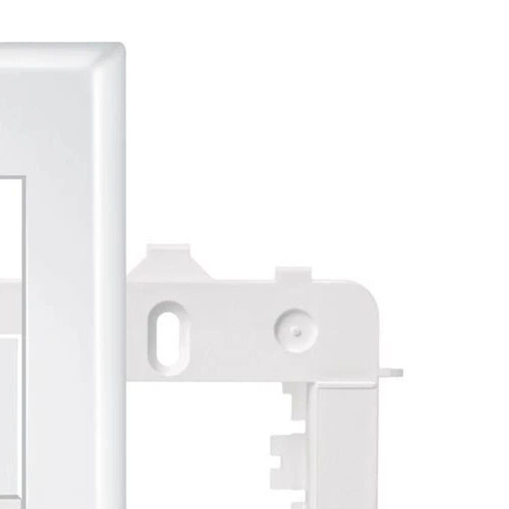 Placa 4x2 C-suporte - 2 Módulos Horizontais - Evidence 2886 - 3