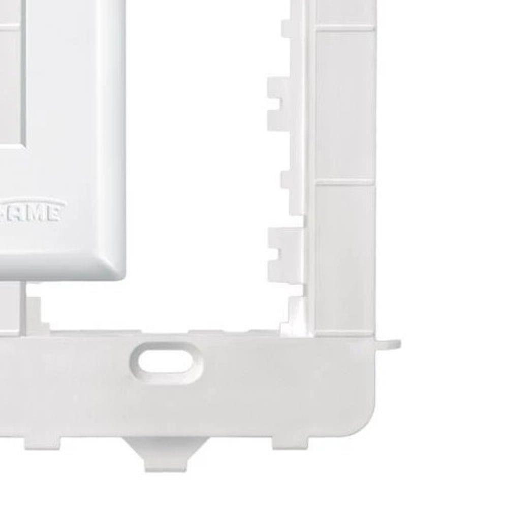 Placa 4x2 C-suporte - 2 Módulos Horizontais - Evidence 2886 - 5