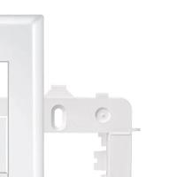 Placa 4x2 C-suporte - 2 Módulos Horizontais - Evidence 2886 - 3